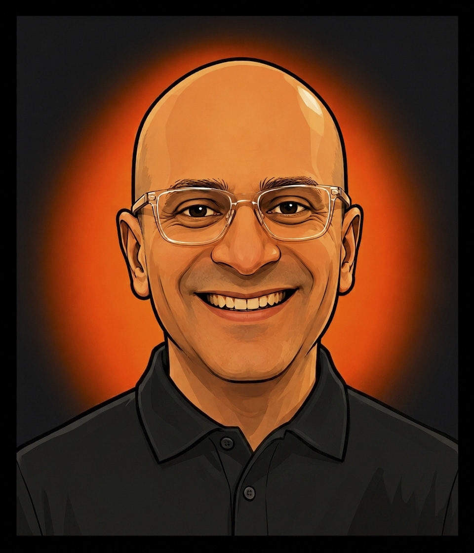 Portrait of Chop Chop founder Khawaja Saad